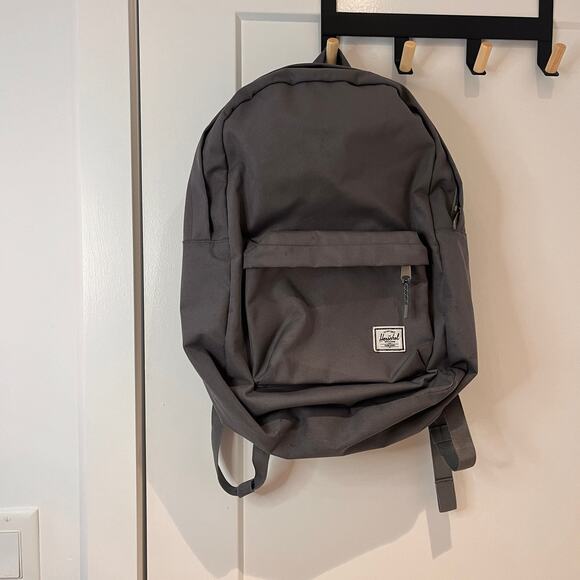 Herschel Gray Classic Unisex Backpack Size OS - Picture 2 of 9
